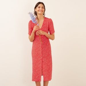 Nobody's Child Alexa Midi Tea Dress NWT